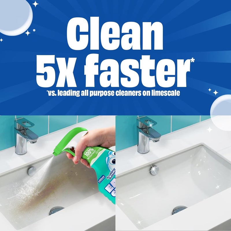 Scrubbing Bubbles Easy Clean Foaming Multipurpose Bleach-Free Bathroom Cleaner, Fast-Acting Foam Cleans Limescale, Dirt and Grime on Showers, Sinks, Toilets, Tiles, Counters, & More, 32oz Spray - Image 2